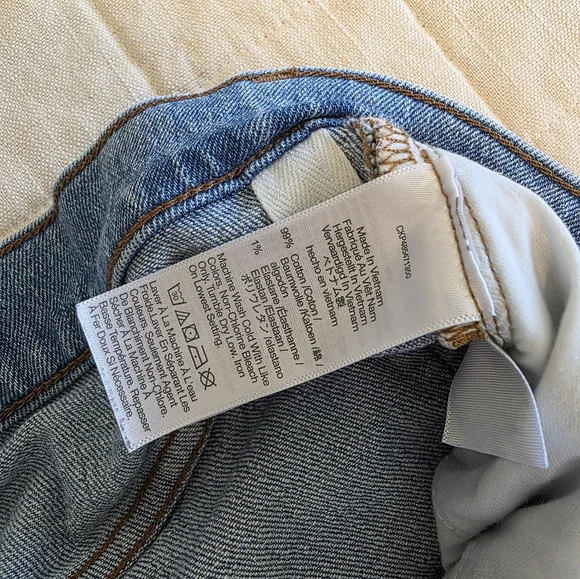 Madewell 90s Straight High Rise Jeans 30 Tall - Picture 10 of 10